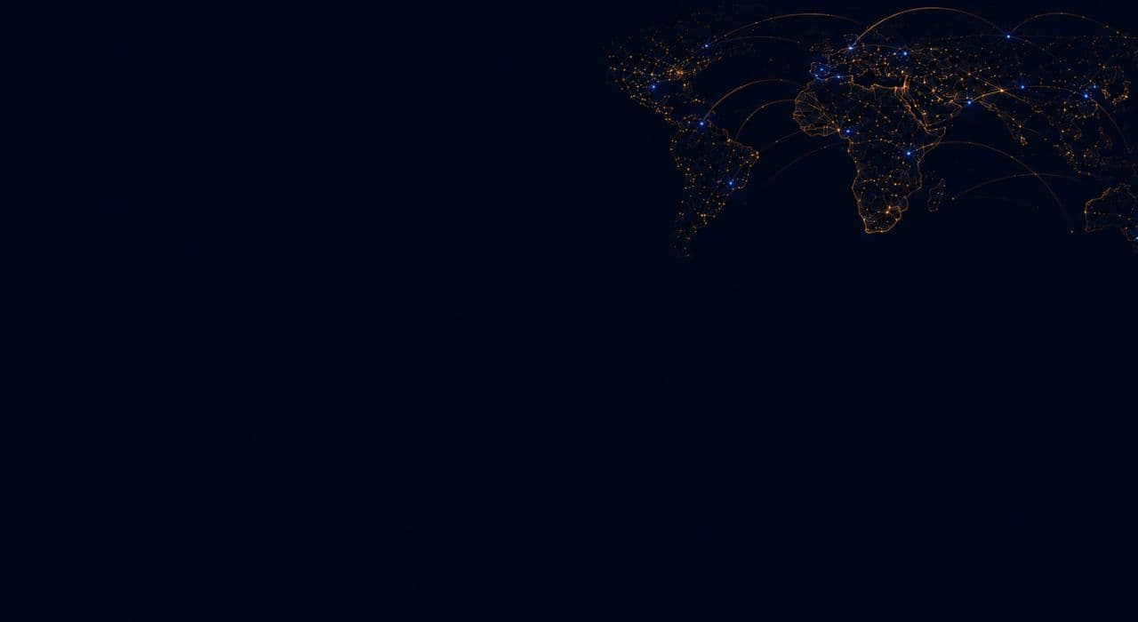 Africa Global Connection Map